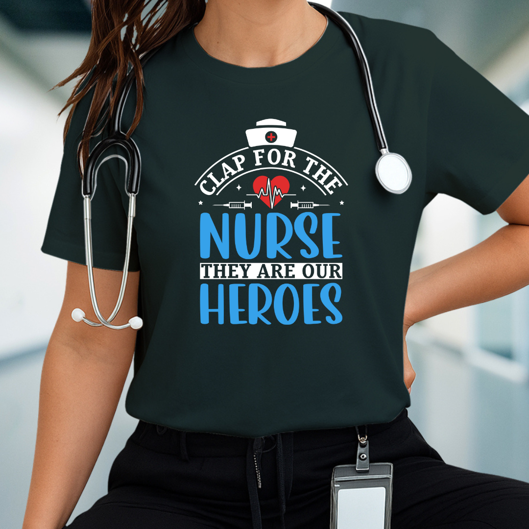 Nurse Heroes Tee, Unisex Short Sleeve Shirt, Healthcare Worker Gift, Appreciation Shirt, Medical Profession Apparel, Nursing Pride Top