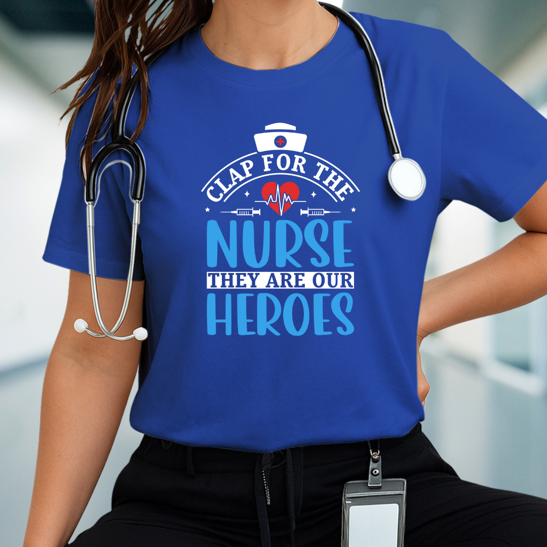 Nurse Heroes Tee, Unisex Short Sleeve Shirt, Healthcare Worker Gift, Appreciation Shirt, Medical Profession Apparel, Nursing Pride Top