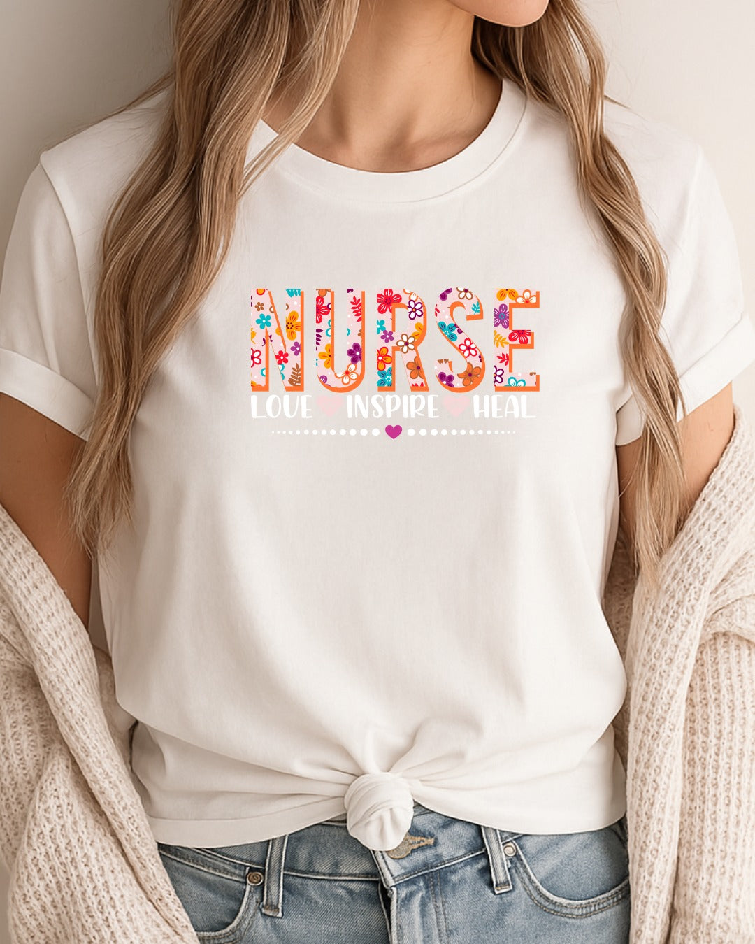 Colorful Nurse Appreciation Tee, Perfect Gift for Healthcare Workers, Nurse Day, Medical Professionals, Nurse Gift