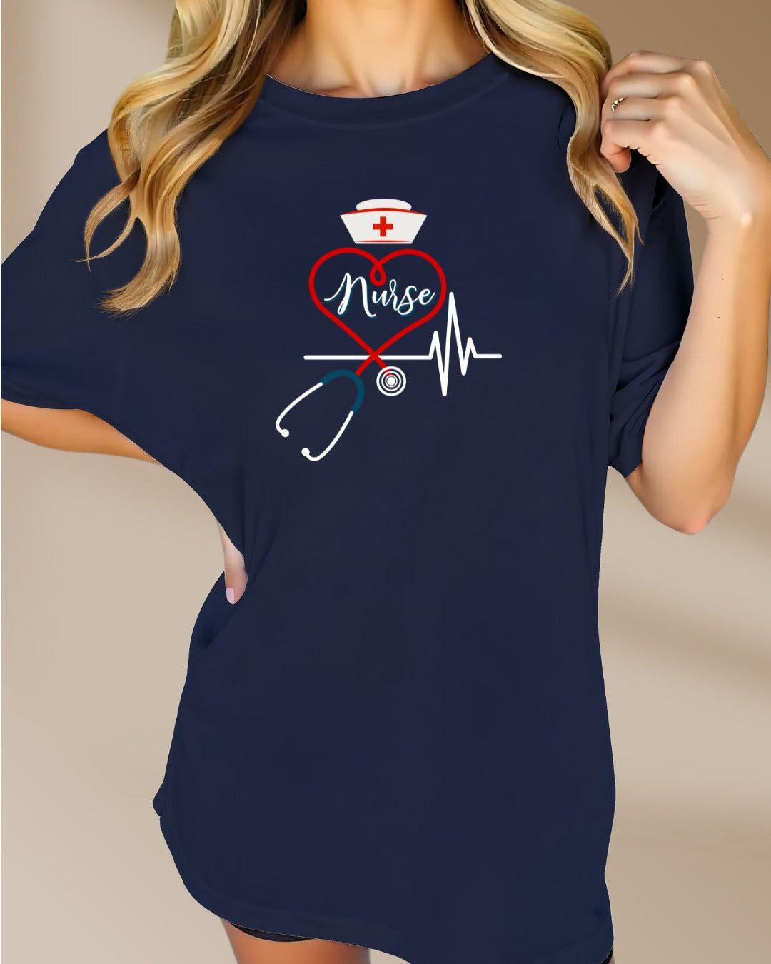 Nurse Love T-Shirt, Healthcare Workers, Gift for Nurses, Medical Tee, Nursing Apparel, Heart Health Tee