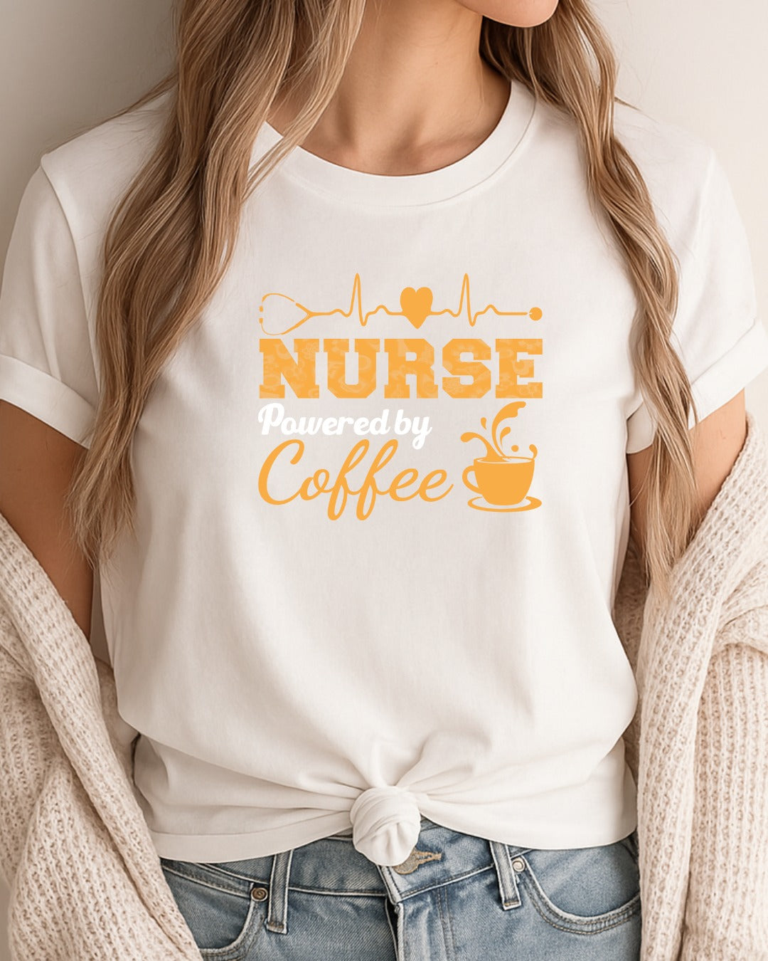 Nurse Coffee Tee, Funny Nursing Shirt, Gift for Nurses, Medical Life Apparel, Healthcare Humor T-Shirt. Nurse Workers