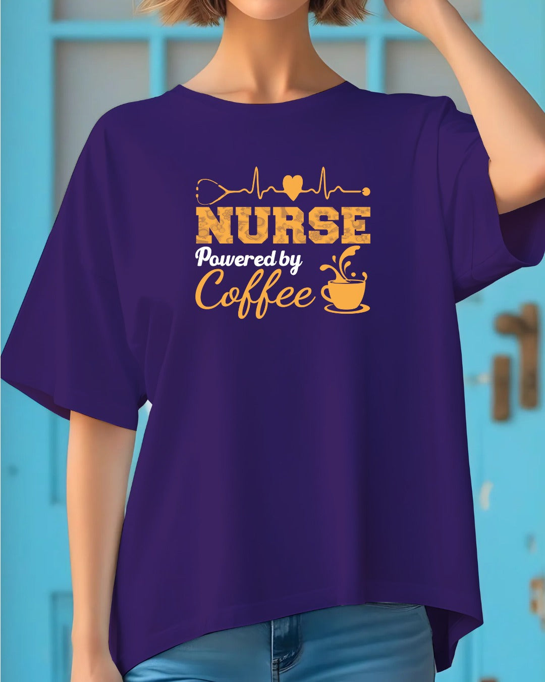 Nurse Coffee Tee, Funny Nursing Shirt, Gift for Nurses, Medical Life Apparel, Healthcare Humor T-Shirt. Nurse Workers