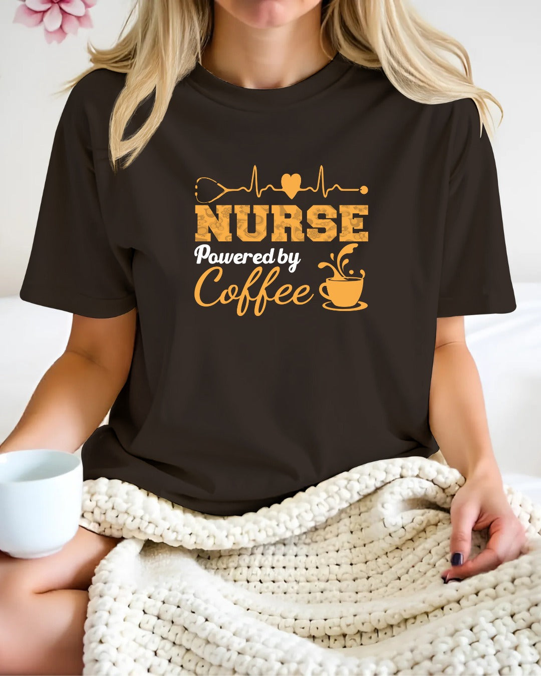 Nurse Coffee Tee, Funny Nursing Shirt, Gift for Nurses, Medical Life Apparel, Healthcare Humor T-Shirt. Nurse Workers