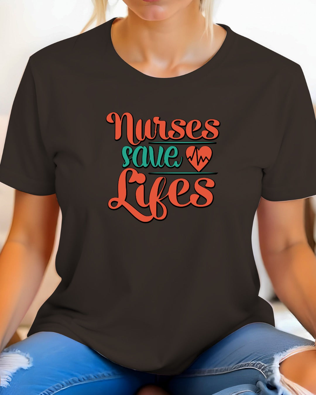 Nurses Save Lives Tee, Nursing Shirt, Healthcare Worker Gift, Medical Appreciation Day Tee, Hardworking Nurse