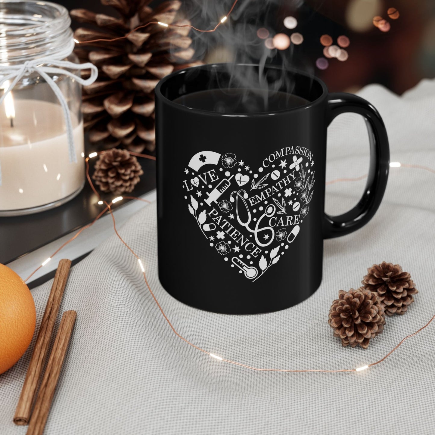Heartfelt Compassion Mug, Perfect for Gifts, Self-Care, Coffee Lovers, Empathy, and Encouragement