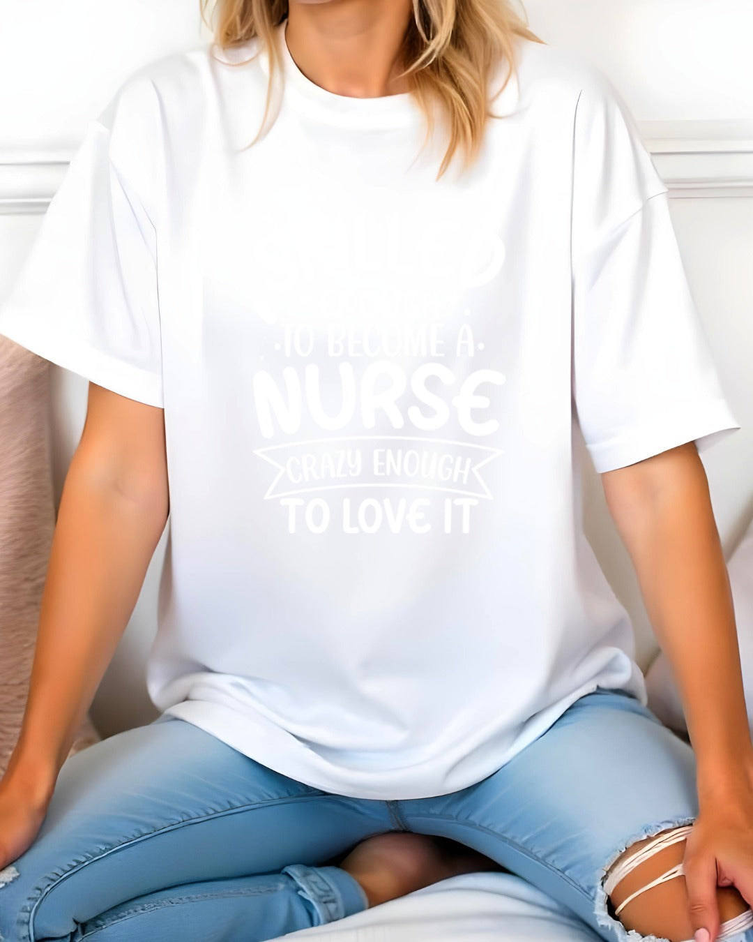 Nurse Jersey Tee, Soft Casual Top, Daily Wear, Tie Dye, Summer Vibes, Eco-Friendly Fashion, Skilled Nurse Shirt