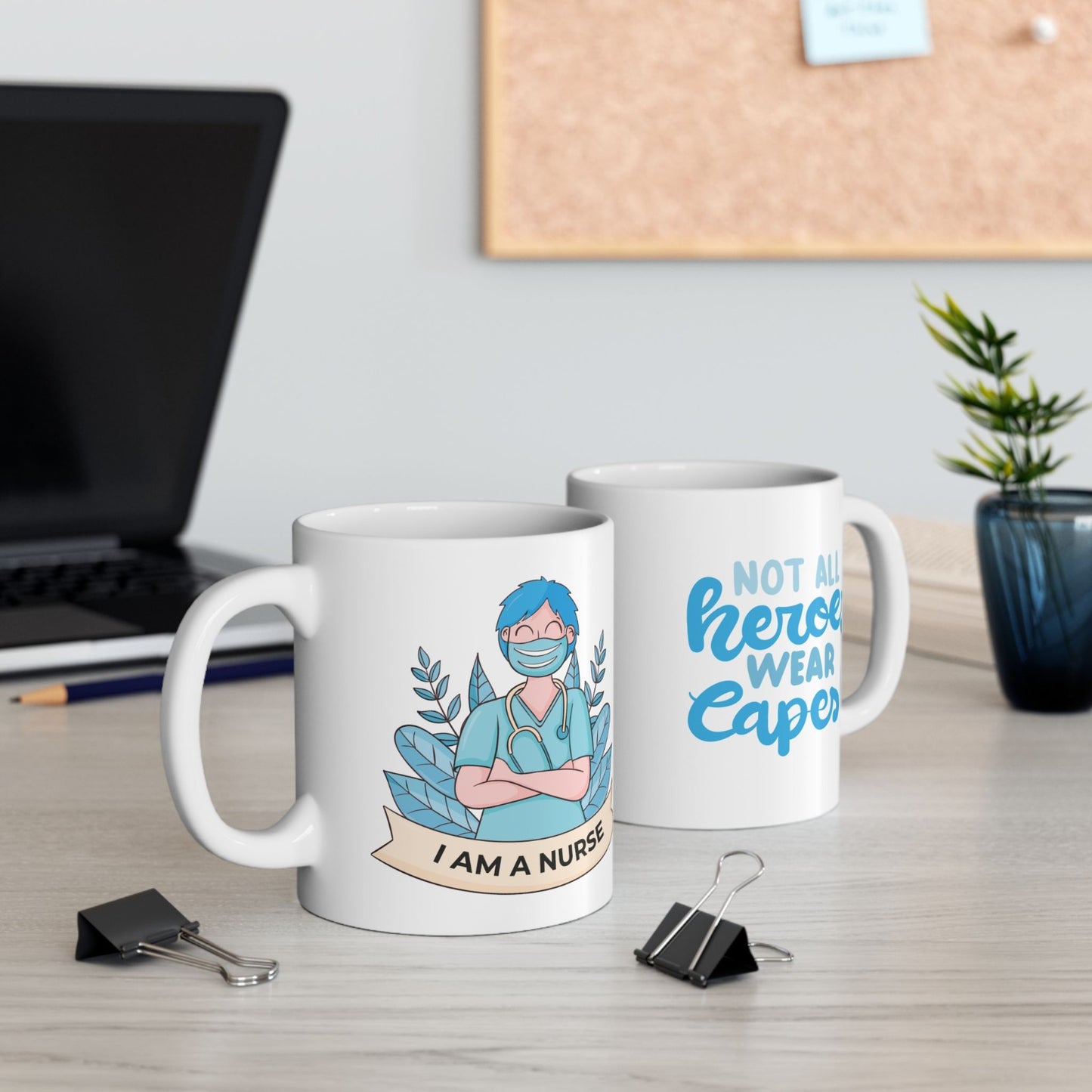 Nurse Appreciation Mug, Inspirational Coffee Cup, Medical Staff Gift, Hero Mug, Birthday Gift for Nurses, Motivational Cup