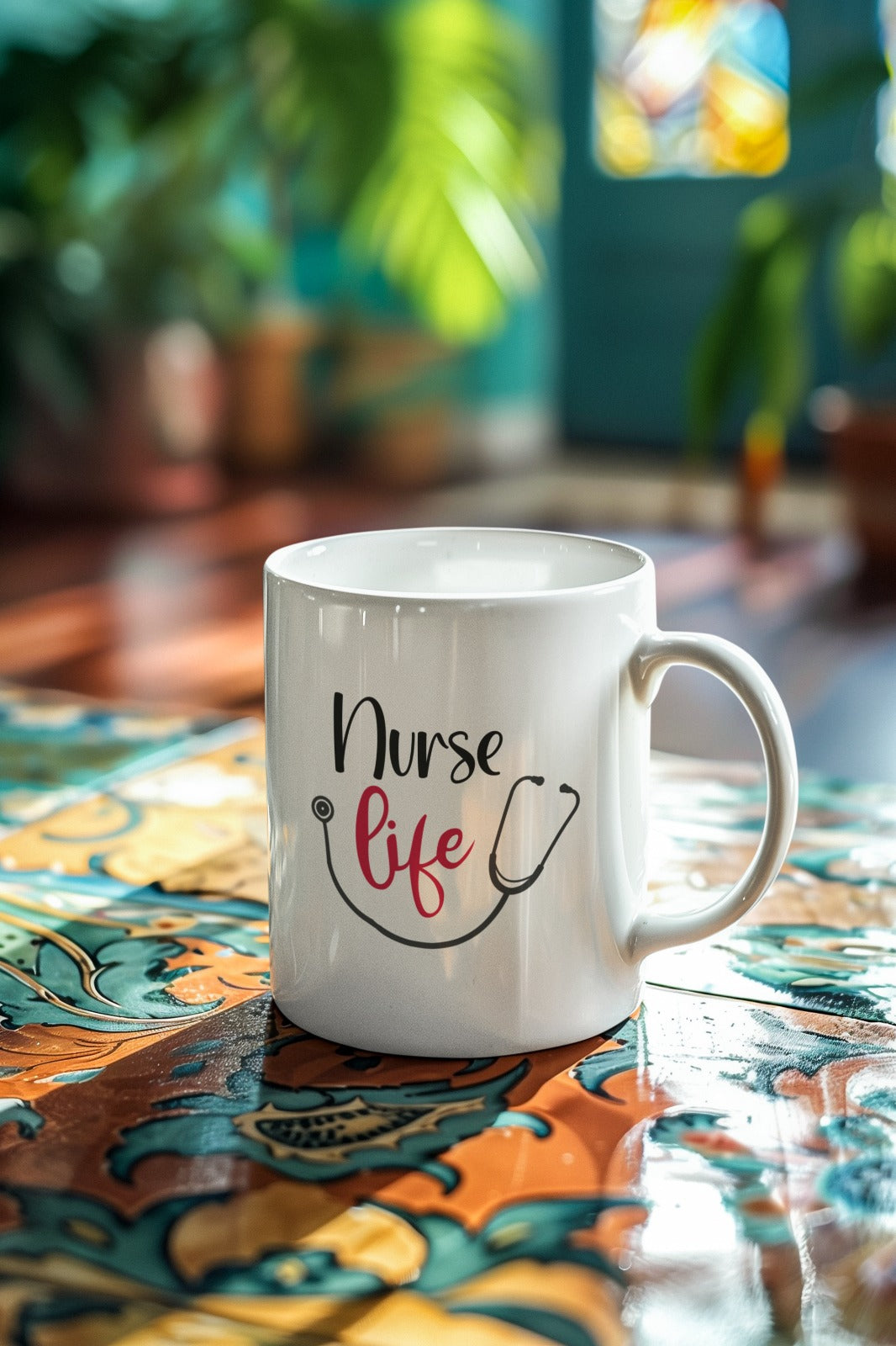 Nurse Life Mug, Medical Staff Gift, RN Coffee Cup, Nurse Appreciation, Hospital Worker Tea Mug, Nursing Student Mug, Nursing Mug, Nurse Mug
