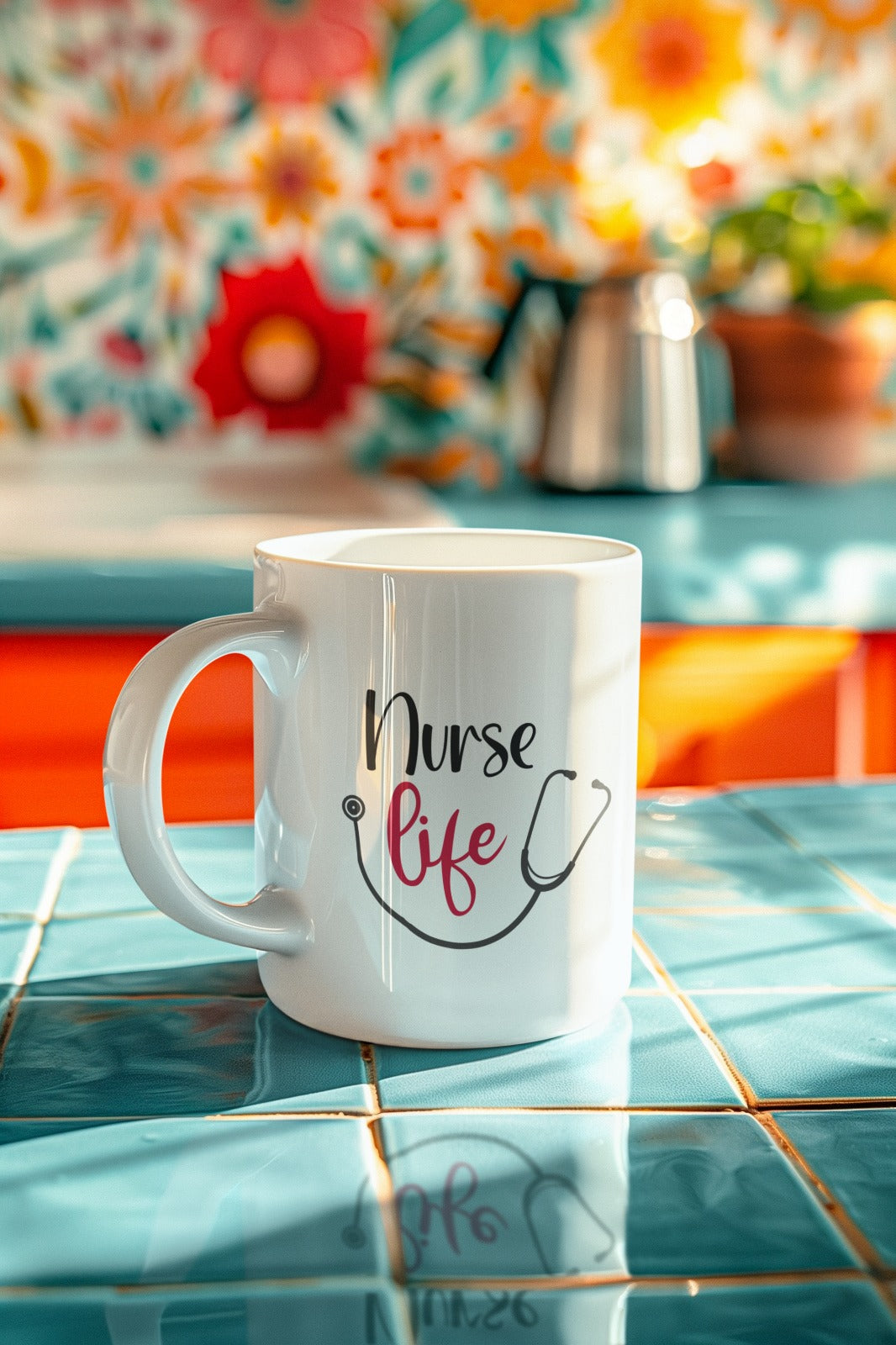 Nurse Life Mug, Medical Staff Gift, RN Coffee Cup, Nurse Appreciation, Hospital Worker Tea Mug, Nursing Student Mug, Nursing Mug, Nurse Mug