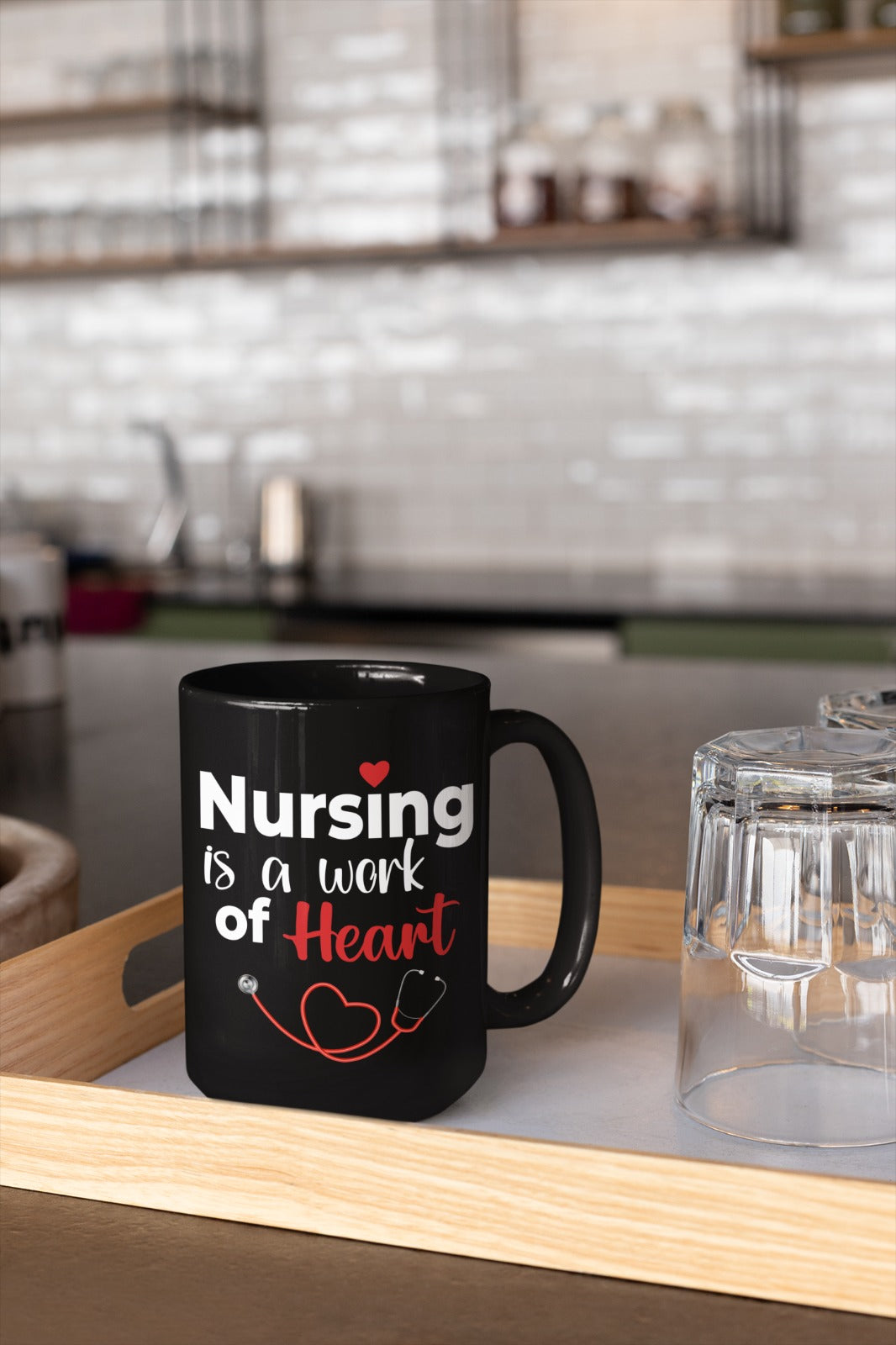 Nursing Mug, Nurse Gift, Healthcare Worker Mug, Coffee Cup, Nurse Appreciation, Nursing Student Gift, Black Mug 11oz 15oz, Gift For nurses