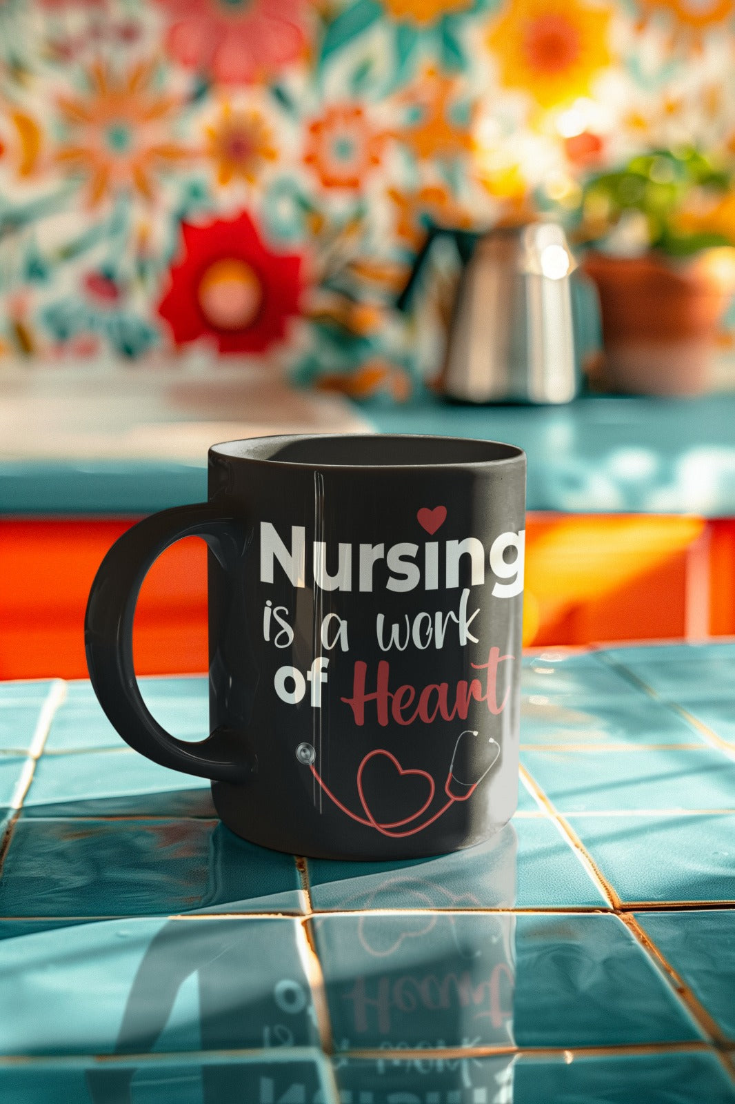 Nursing Mug, Nurse Gift, Healthcare Worker Mug, Coffee Cup, Nurse Appreciation, Nursing Student Gift, Black Mug 11oz 15oz, Gift For nurses