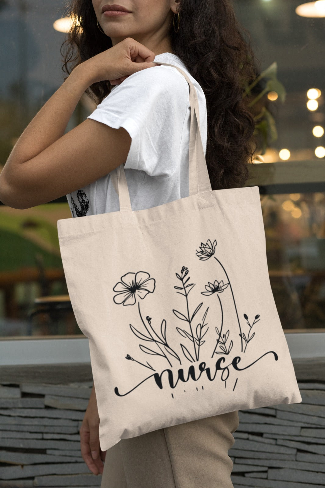 Nurse T-shirt, Medical Professional Tote Bag, Healthcare Worker Gift, Nurse Appreciation, RN LPN CNA, Nursing Bag, Nurse Student Bag