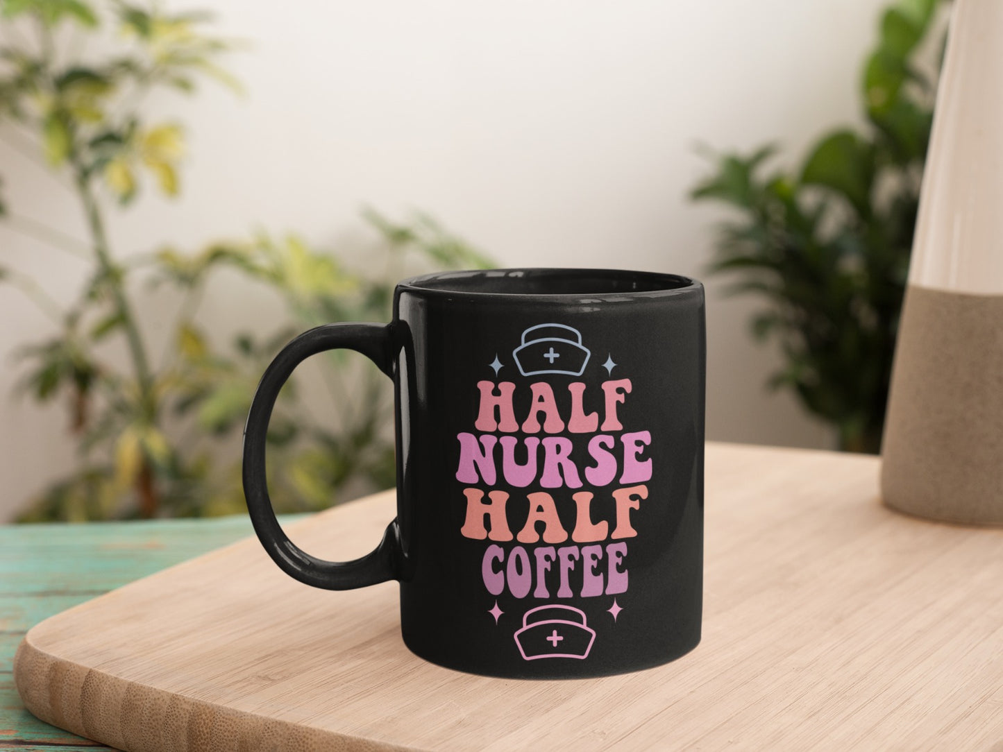 Nurse Mug, Coffee Lover Gift, Nurse Appreciation, RN Graduation Present, Black Mug, Nursing Student Mug, Gift For Nurses, Nursing Mug