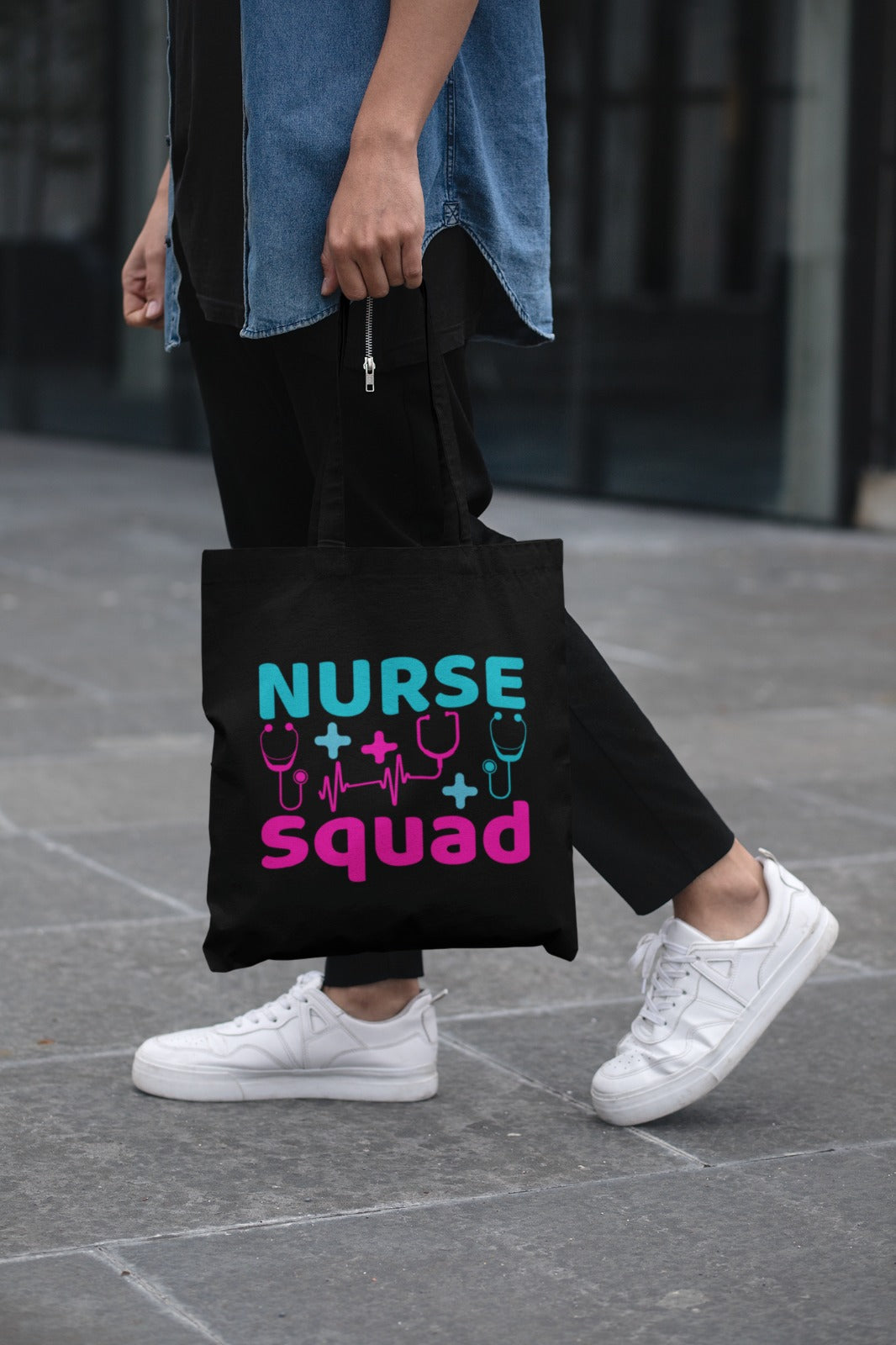 Nurse Squad Tote Bag, Perfect Gift For Nurses, Medical Professionals, Hospital Tote Bag, Nurse Appreciation, Nursing Student Bag, Medical Bag