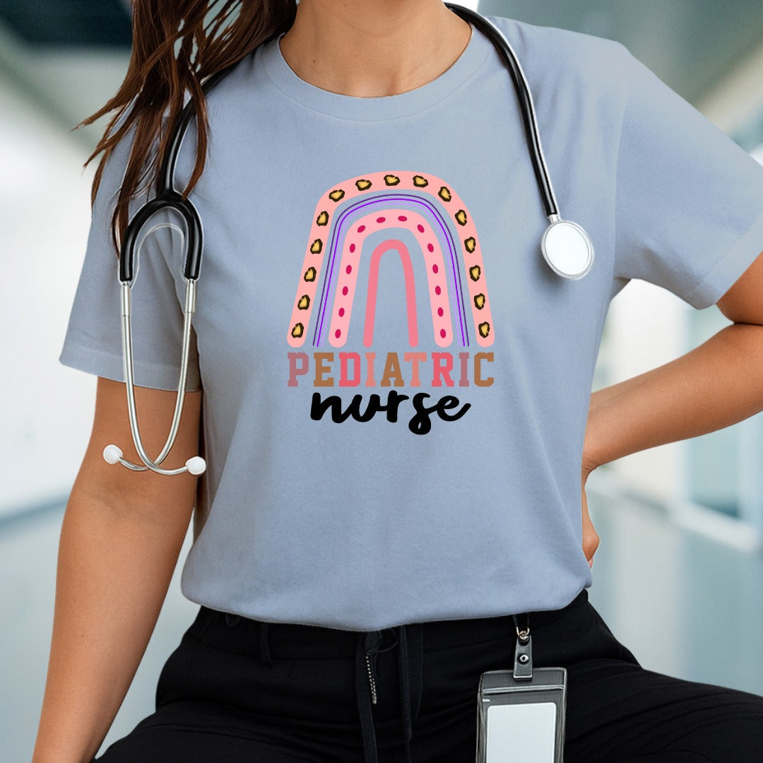 Pediatric Nurse T-shirt, Medical Scrubs Gift, Hospital Nurse T-shirt, Healthcare Worker Shirt, Gift For Nurses, Nursing Student Shirt