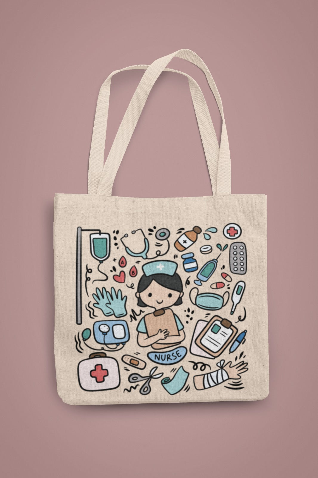 Nurse Tote Bag, Medical Professional Bag, Nursing School Bag, RN Gift, Healthcare Worker Gift, Hospital Tote, Nursing Tote, Gift For Nurses