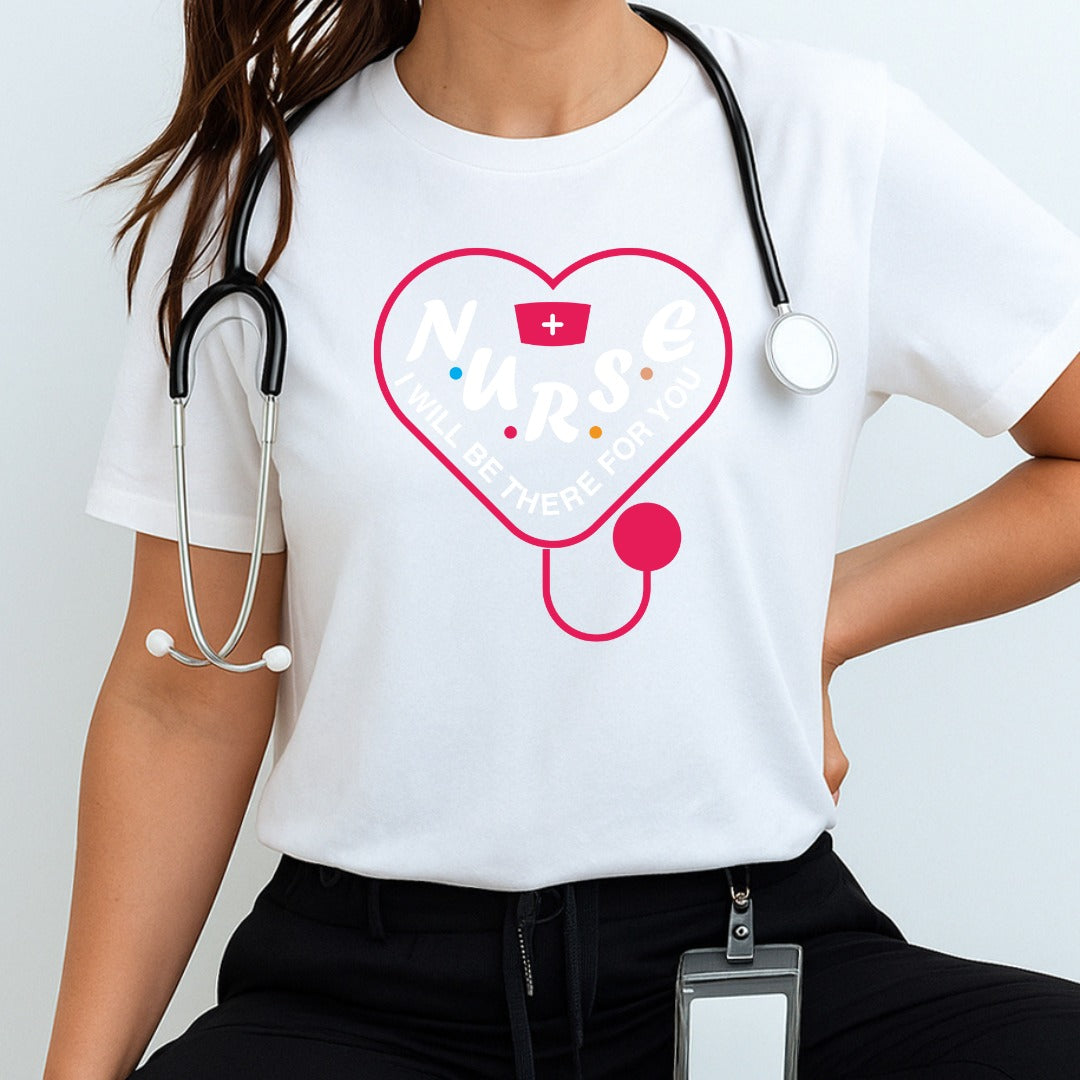 Nurse Heart Graphic T-shirt, Healthcare Worker Gift Tee, Medical Staff Apparel, Hospital Scrubs Shirt, Gift For nurses, Nursing Student Tee