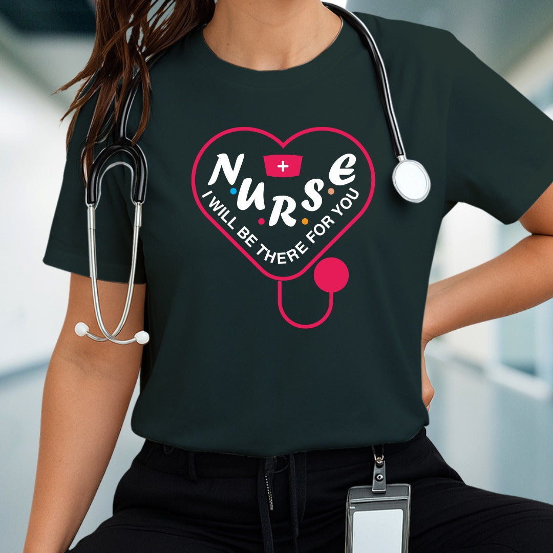 Nurse Heart Graphic T-shirt, Healthcare Worker Gift Tee, Medical Staff Apparel, Hospital Scrubs Shirt, Gift For nurses, Nursing Student Tee