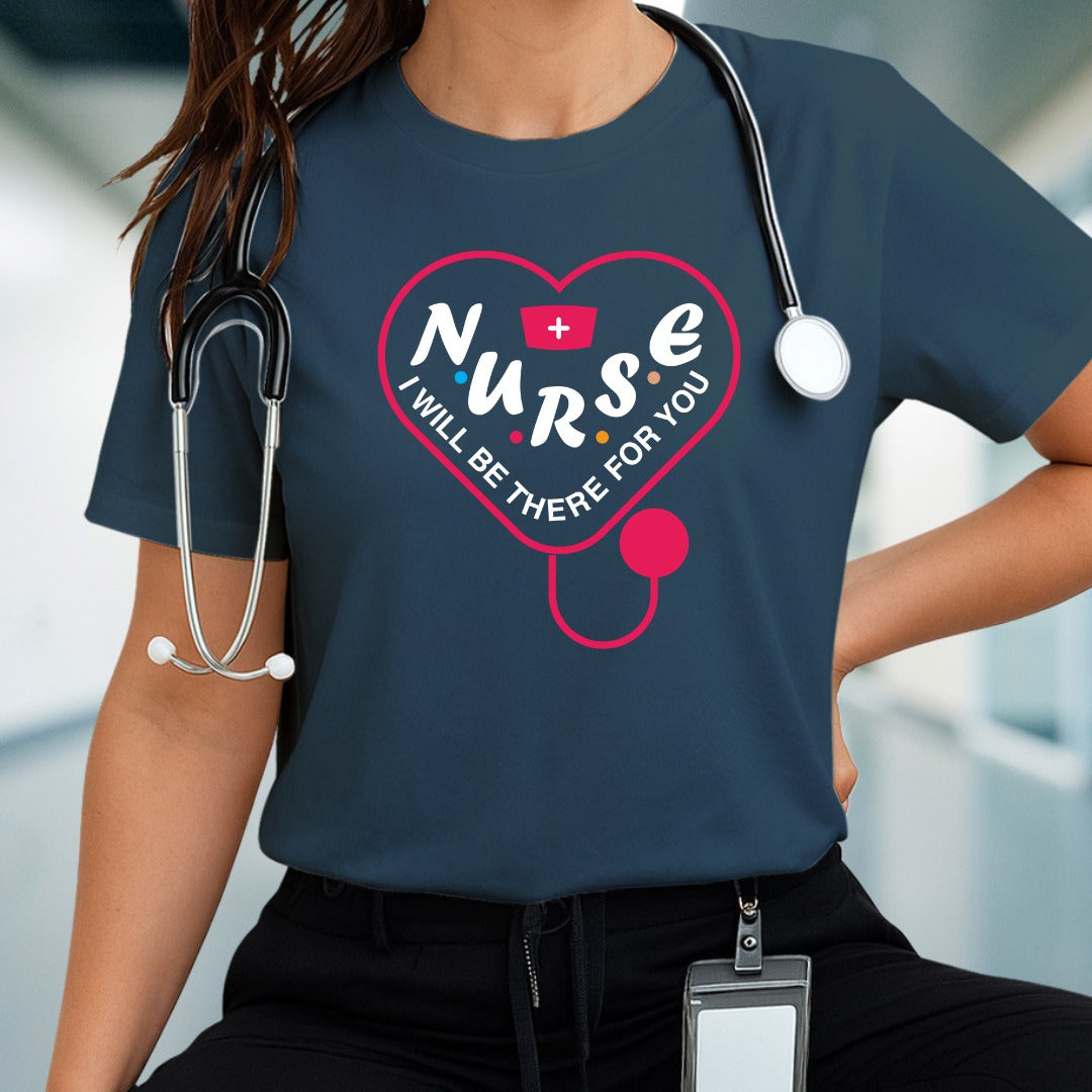 Nurse Heart Graphic T-shirt, Healthcare Worker Gift Tee, Medical Staff Apparel, Hospital Scrubs Shirt, Gift For nurses, Nursing Student Tee