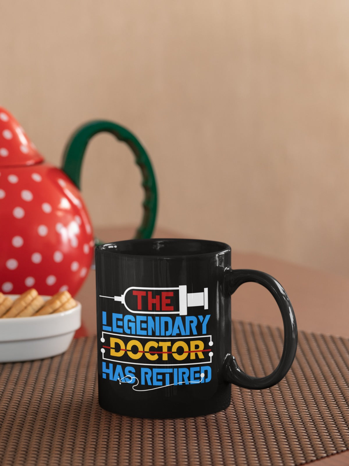 Legendary Doctor Mug - Humor Gift for Doctors, Coffee Lover's Mug, Medical Humor, Doctor Appreciation, Black Ceramic Mug