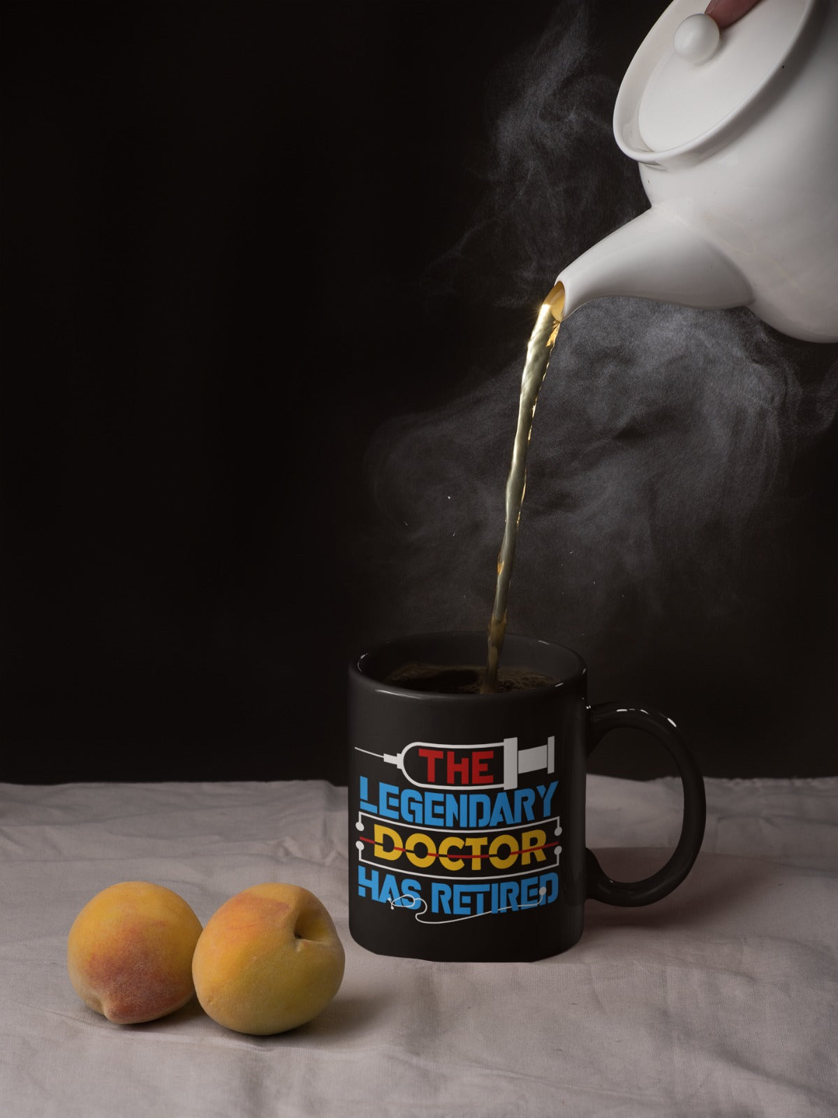Legendary Doctor Mug - Humor Gift for Doctors, Coffee Lover's Mug, Medical Humor, Doctor Appreciation, Black Ceramic Mug