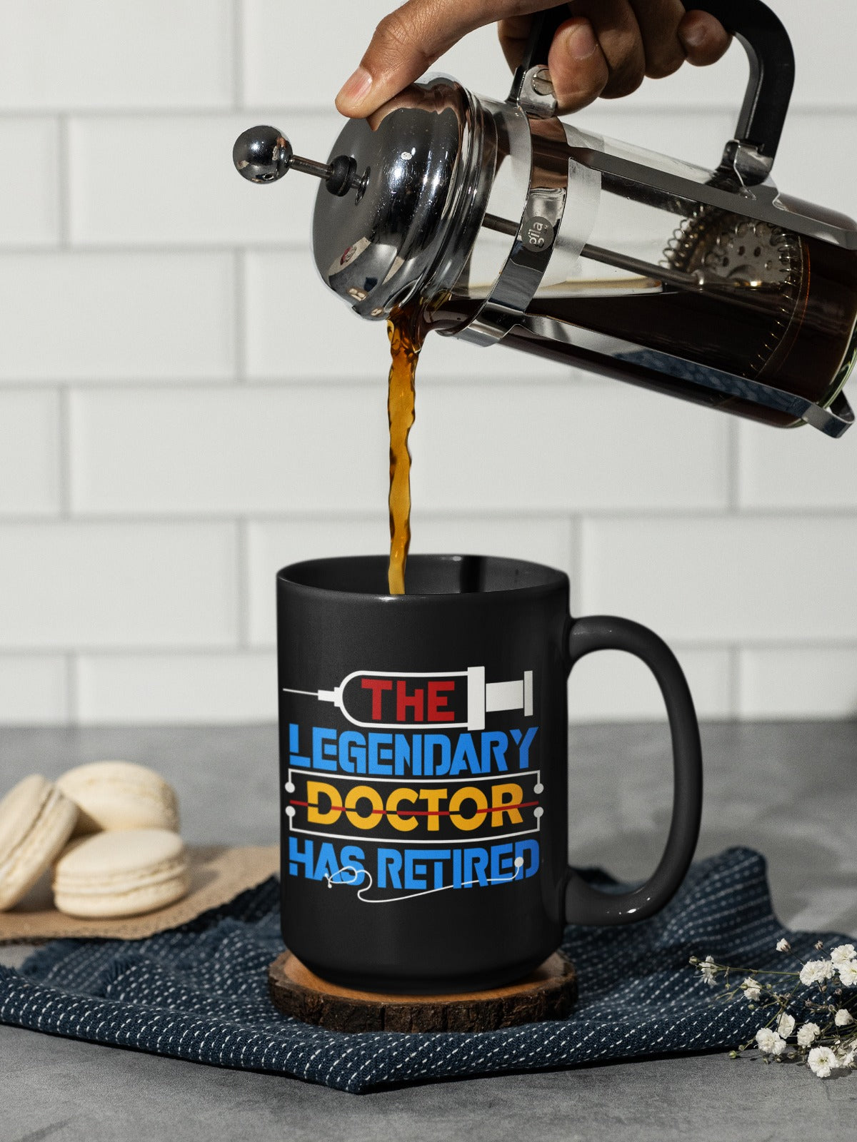 Legendary Doctor Mug - Humor Gift for Doctors, Coffee Lover's Mug, Medical Humor, Doctor Appreciation, Black Ceramic Mug
