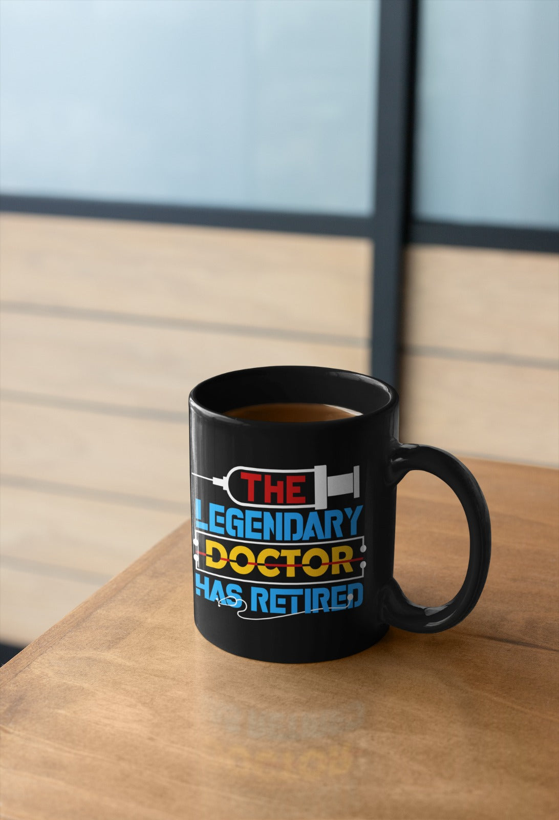 Legendary Doctor Mug - Humor Gift for Doctors, Coffee Lover's Mug, Medical Humor, Doctor Appreciation, Black Ceramic Mug