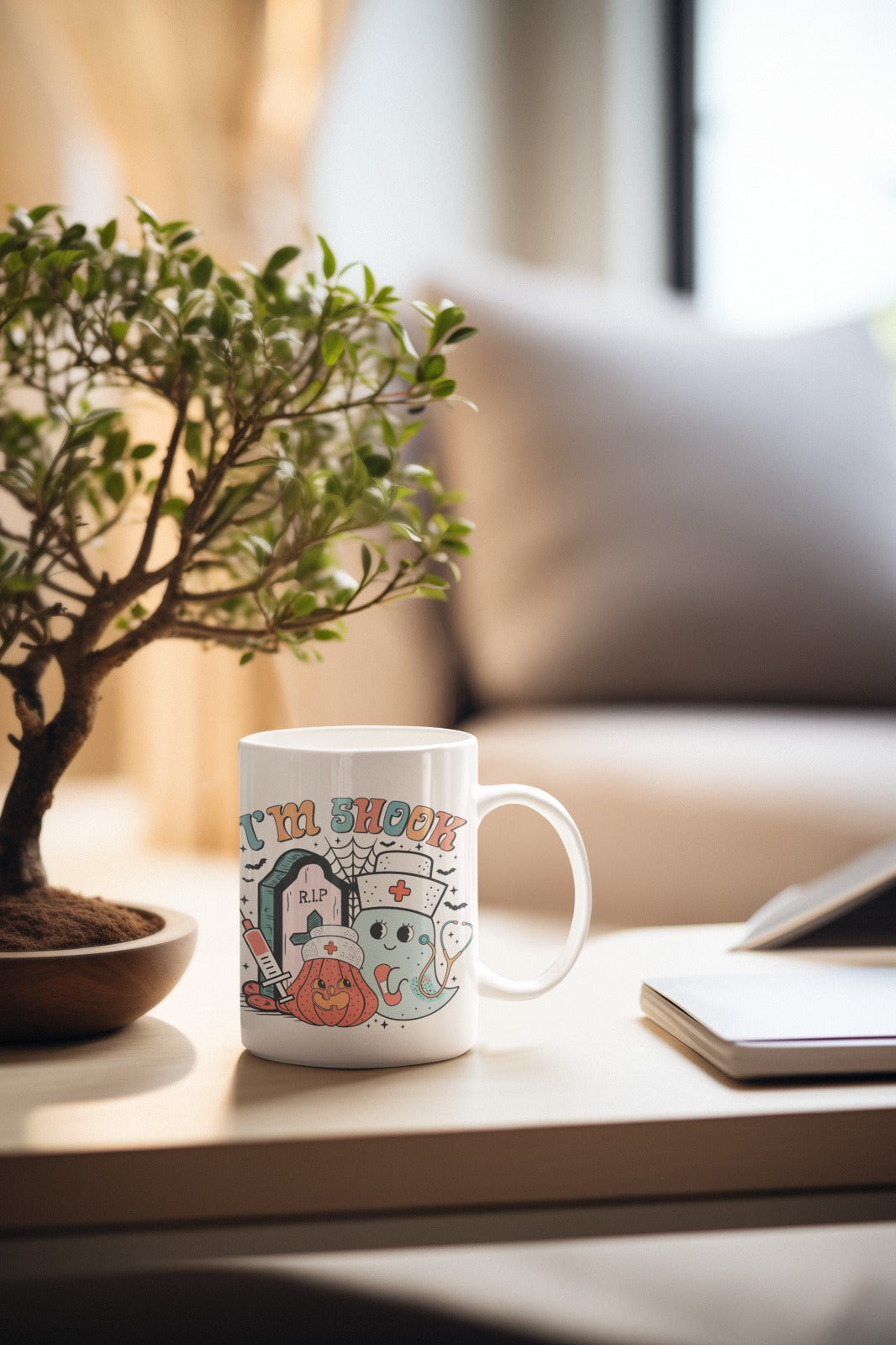 Cute Doctor Ceramic Mug | Fun Coffee Cup for Healthcare Workers, Nurse Gift, Medical Student, Birthday, Appreciation Day