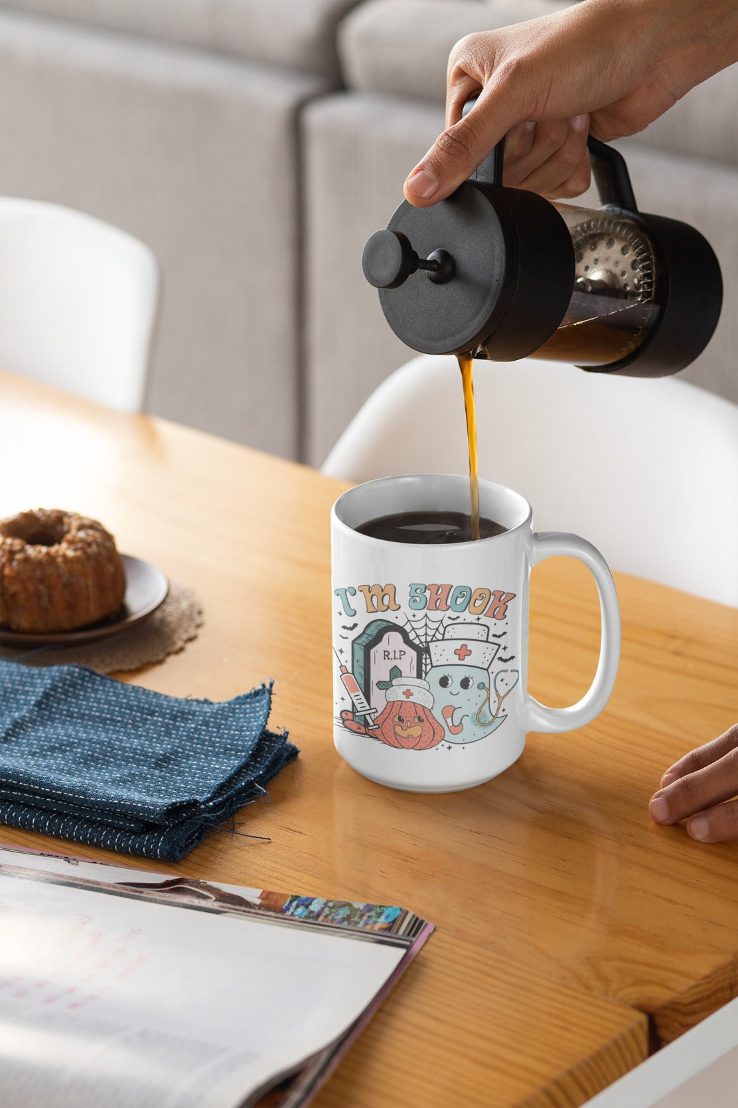 Cute Doctor Ceramic Mug | Fun Coffee Cup for Healthcare Workers, Nurse Gift, Medical Student, Birthday, Appreciation Day
