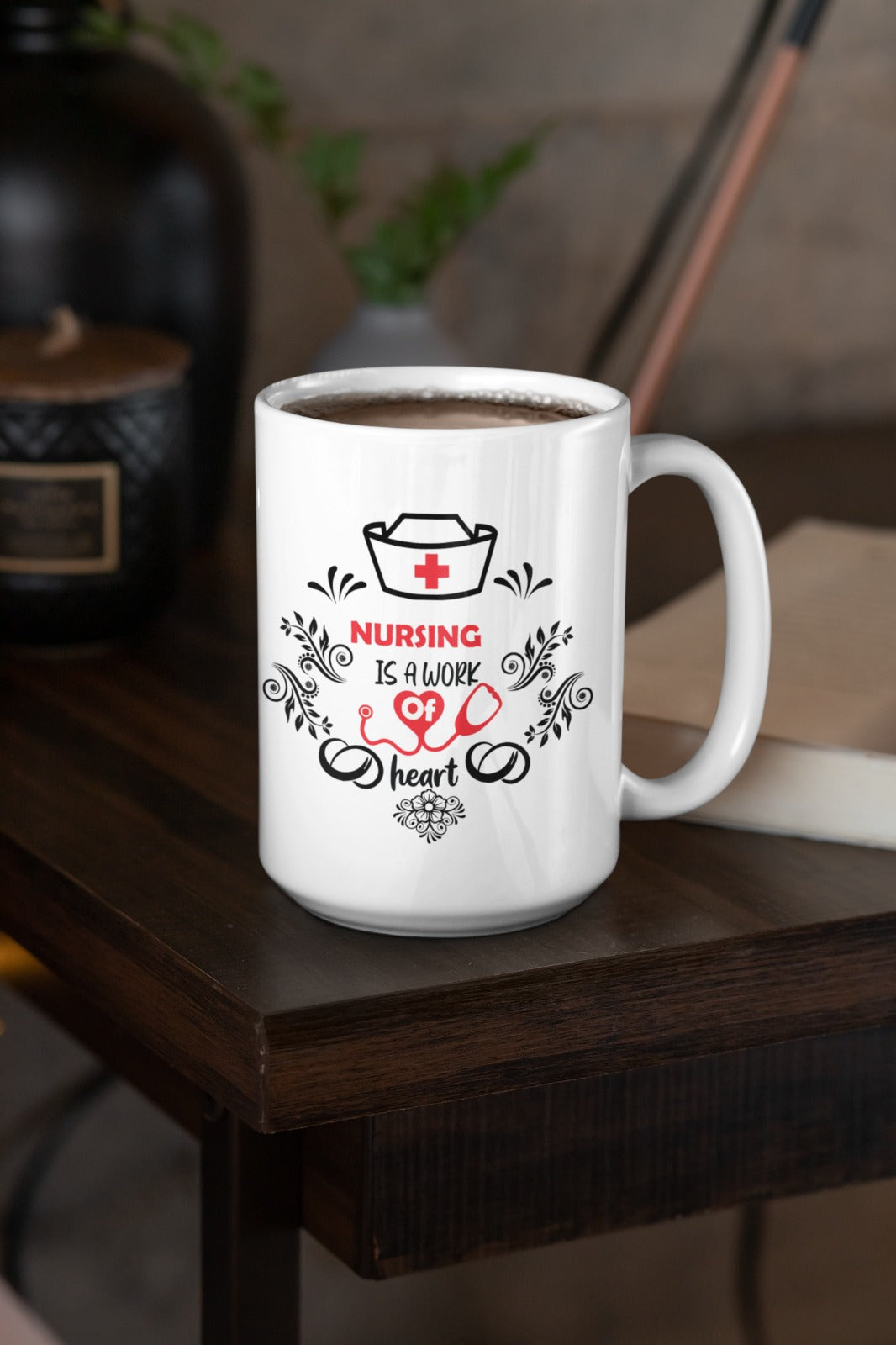 Charming Floral Ceramic Mug