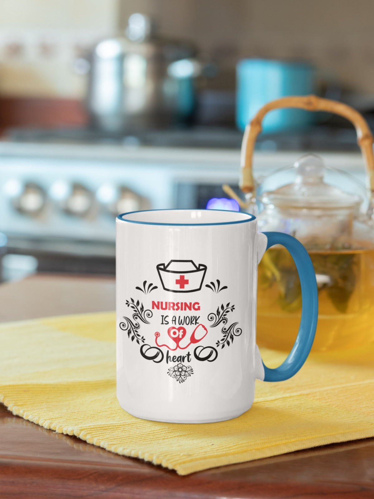 Charming Floral Ceramic Mug