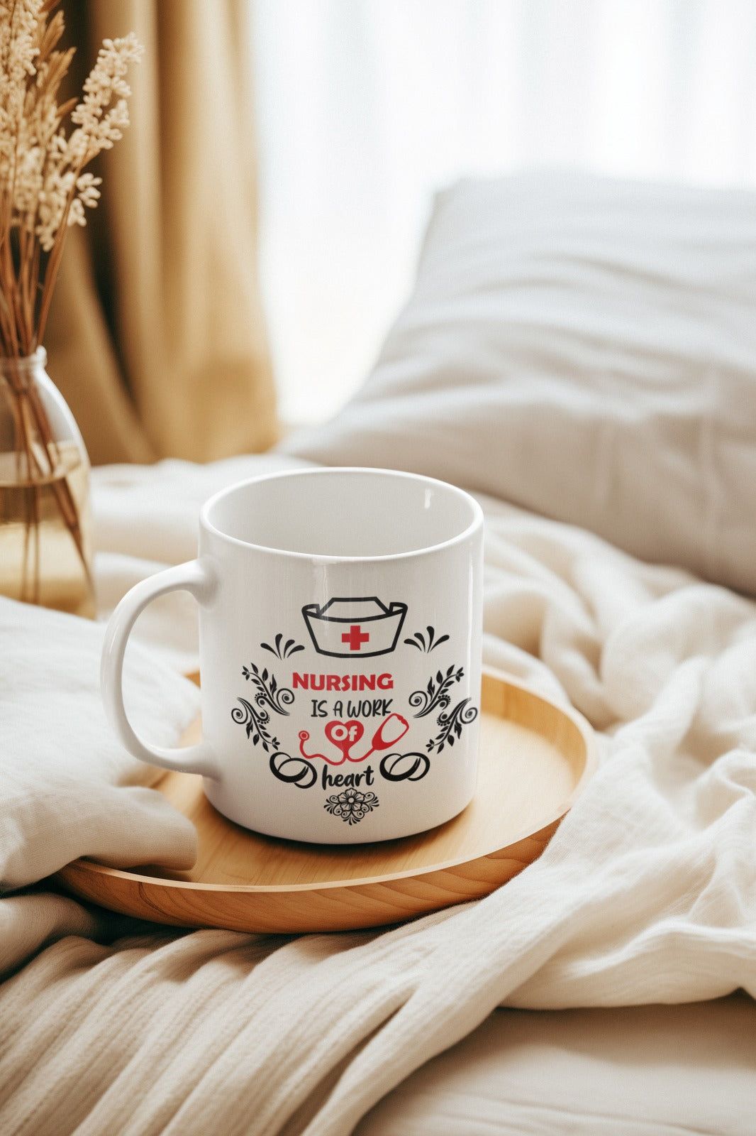 Charming Floral Ceramic Mug