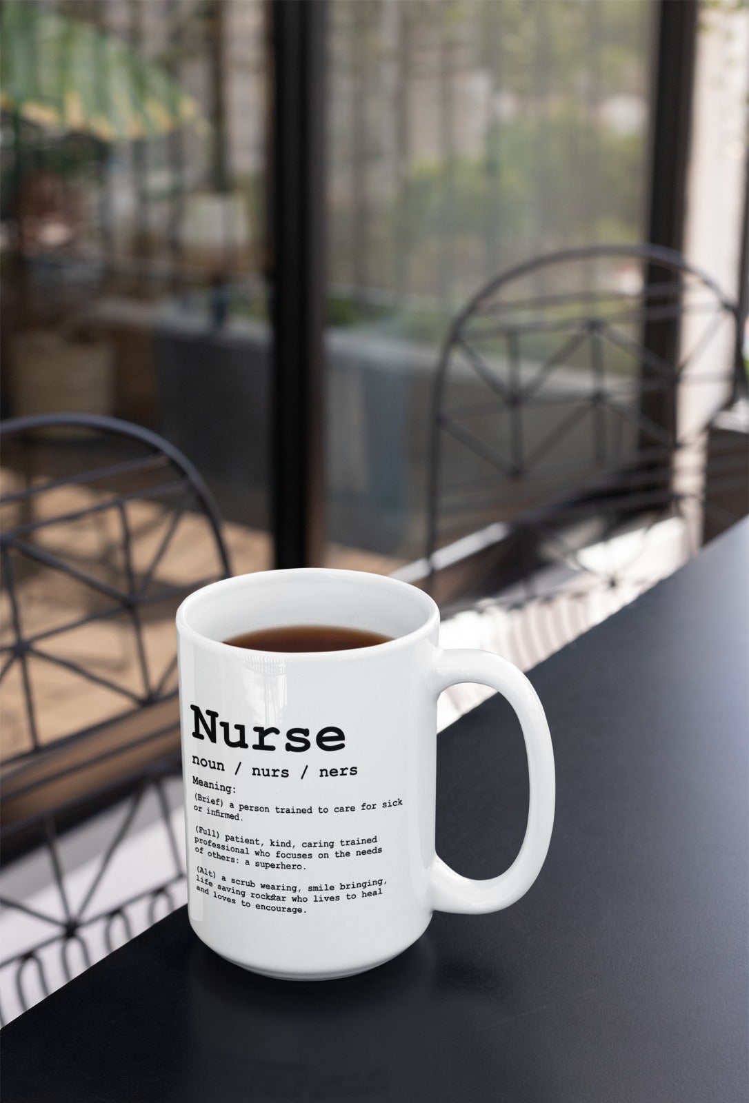 Nurse Definition Ceramic Mug | Perfect Gift for Nurses | Inspirational Coffee Cup | Office Mug | Healthcare Appreciation