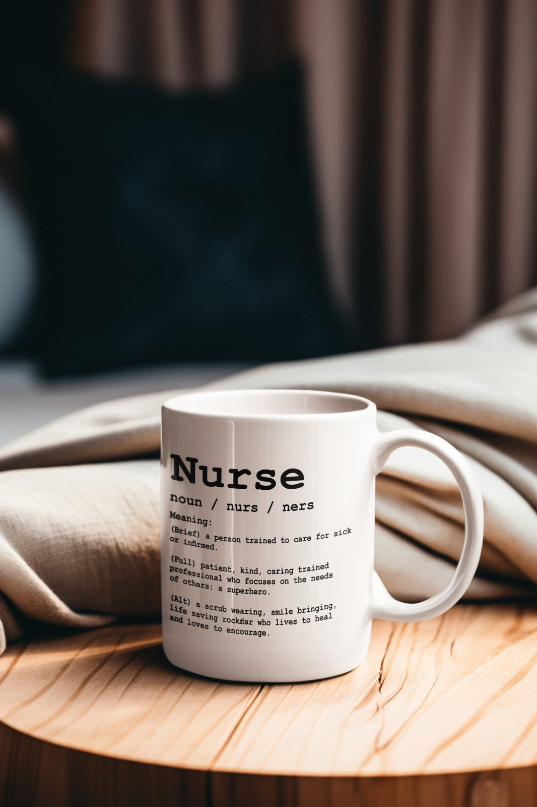 Nurse Definition Ceramic Mug | Perfect Gift for Nurses | Inspirational Coffee Cup | Office Mug | Healthcare Appreciation