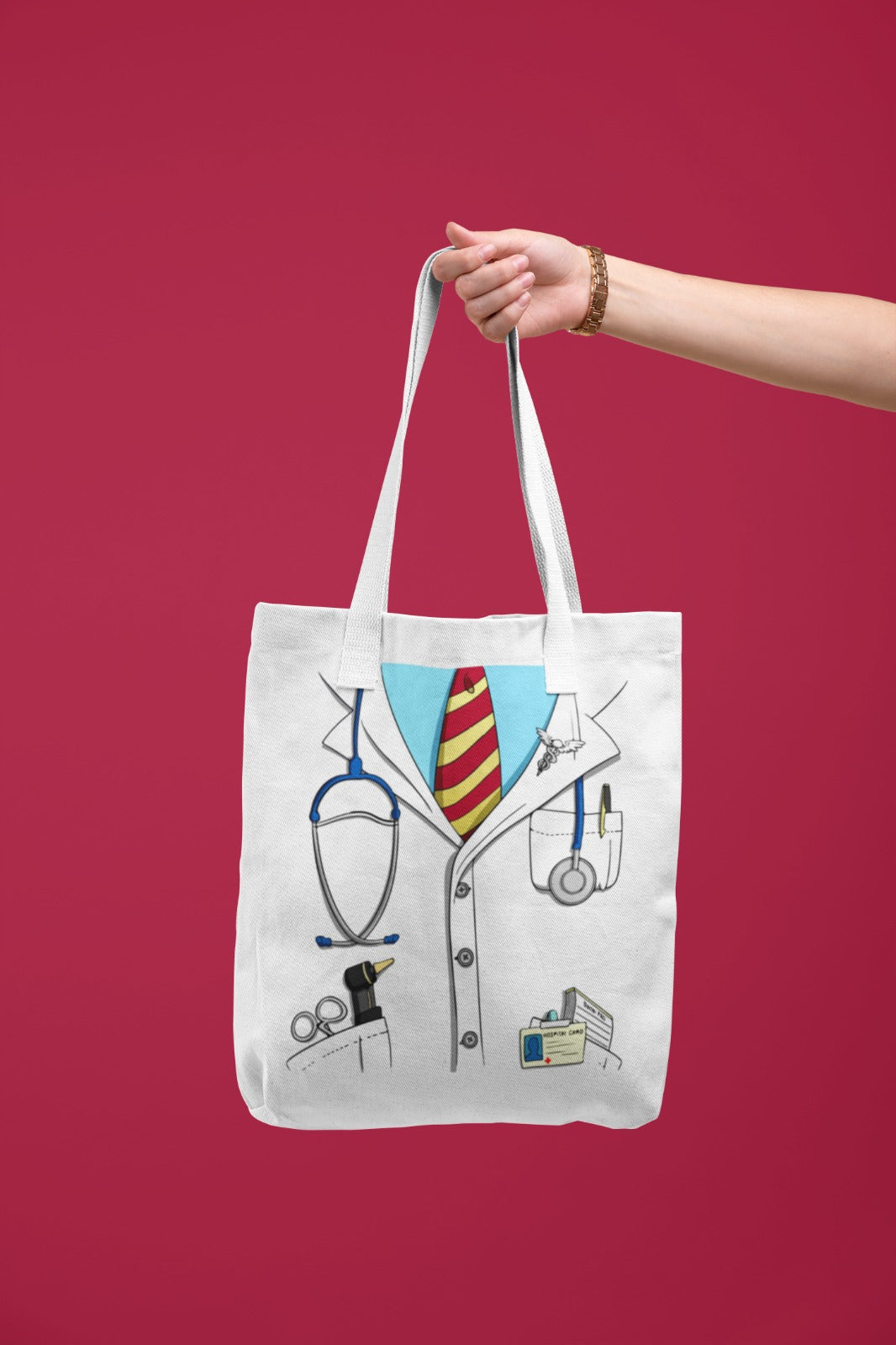 Doctor's Tote Bag, Medical Student Gift, Nurse Appreciation, Healthcare Professional Bag, Funny Medical Tote
