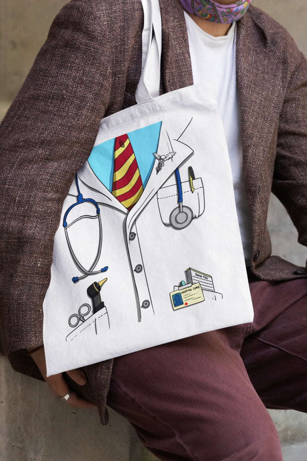 Doctor's Tote Bag, Medical Student Gift, Nurse Appreciation, Healthcare Professional Bag, Funny Medical Tote