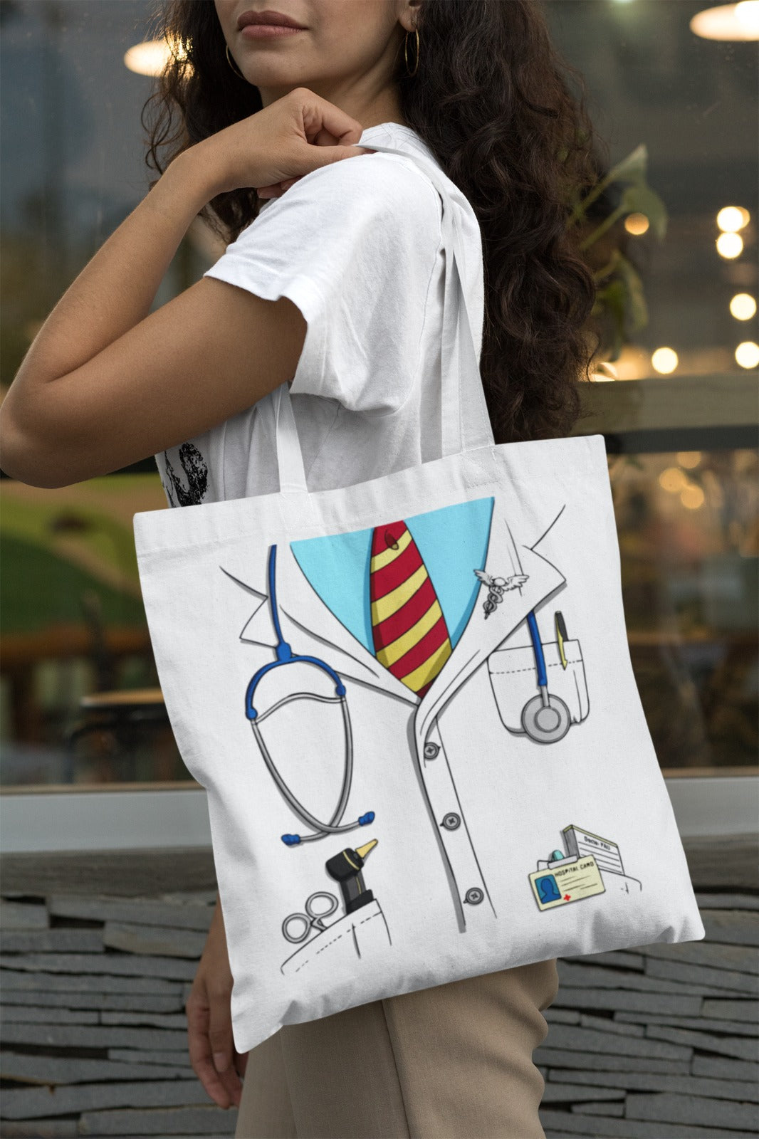 Doctor's Tote Bag, Medical Student Gift, Nurse Appreciation, Healthcare Professional Bag, Funny Medical Tote