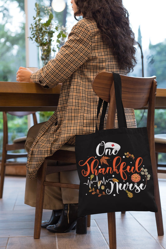 Thankful Nurse Tote Bag