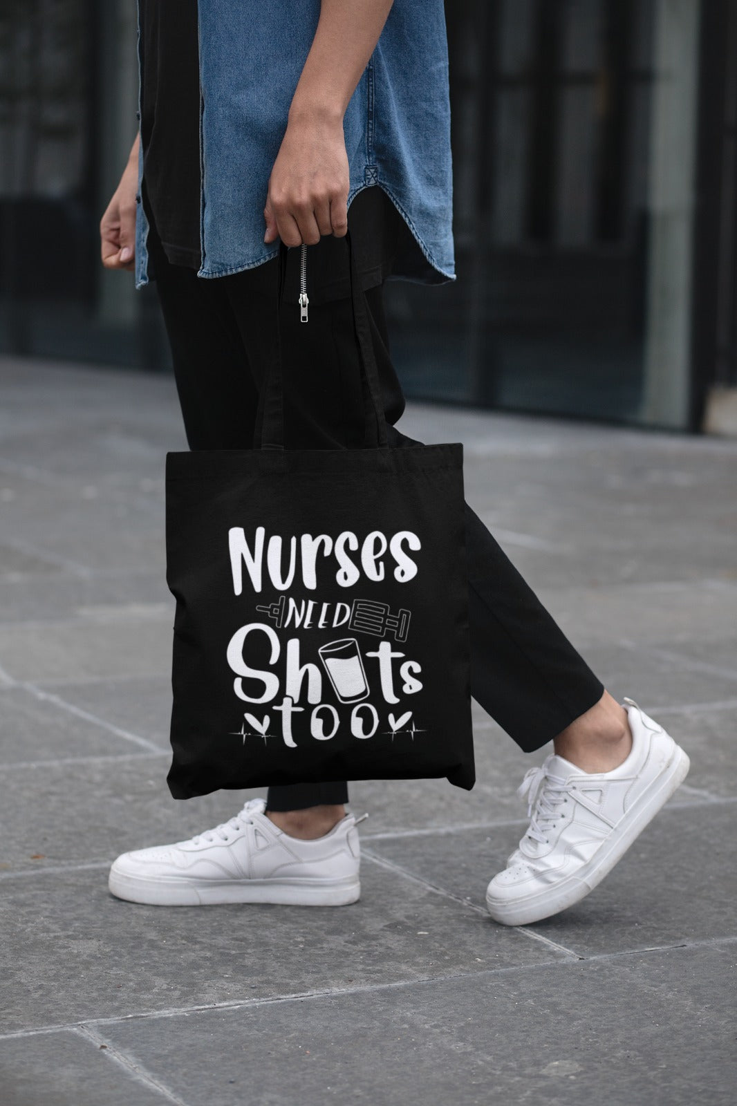 Nurse Tote Bag, Stylish Nurse Appreciation Gift, Nursing Student Bag, Medical Professional Tote, Hospital Nurse Week Bag, RN Tote Bag