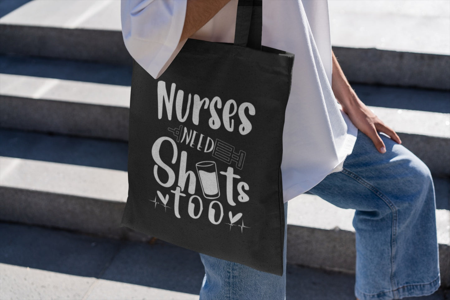 Nurse Tote Bag, Stylish Nurse Appreciation Gift, Nursing Student Bag, Medical Professional Tote, Hospital Nurse Week Bag, RN Tote Bag
