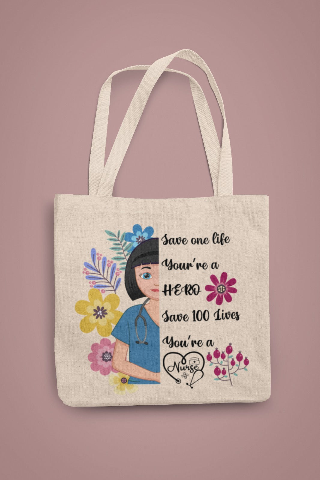Nurses Tote Bag, Nursing Tote Bag, Gift for Nurses, Medical Tote Bag, Nurse Appreciation, Nursing Student Bag, Nurse Tote, Nursing Week Bag