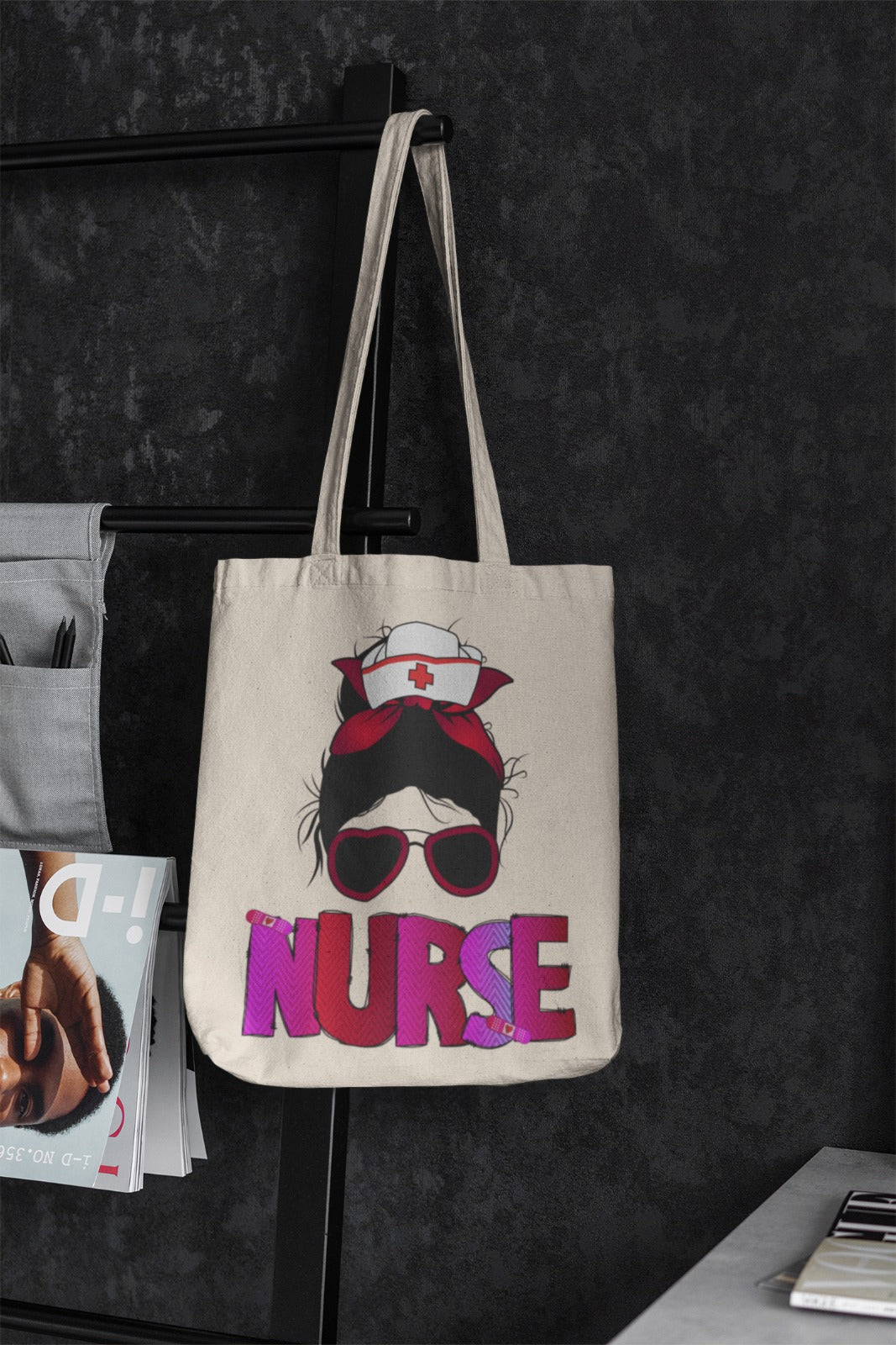 Nurse Tote Bag, Medical Professional Gift, RN Shoulder Bag, Healthcare Worker Tote, Hospital Appreciation Bag, Nurse Week Tote, Nursing Bag