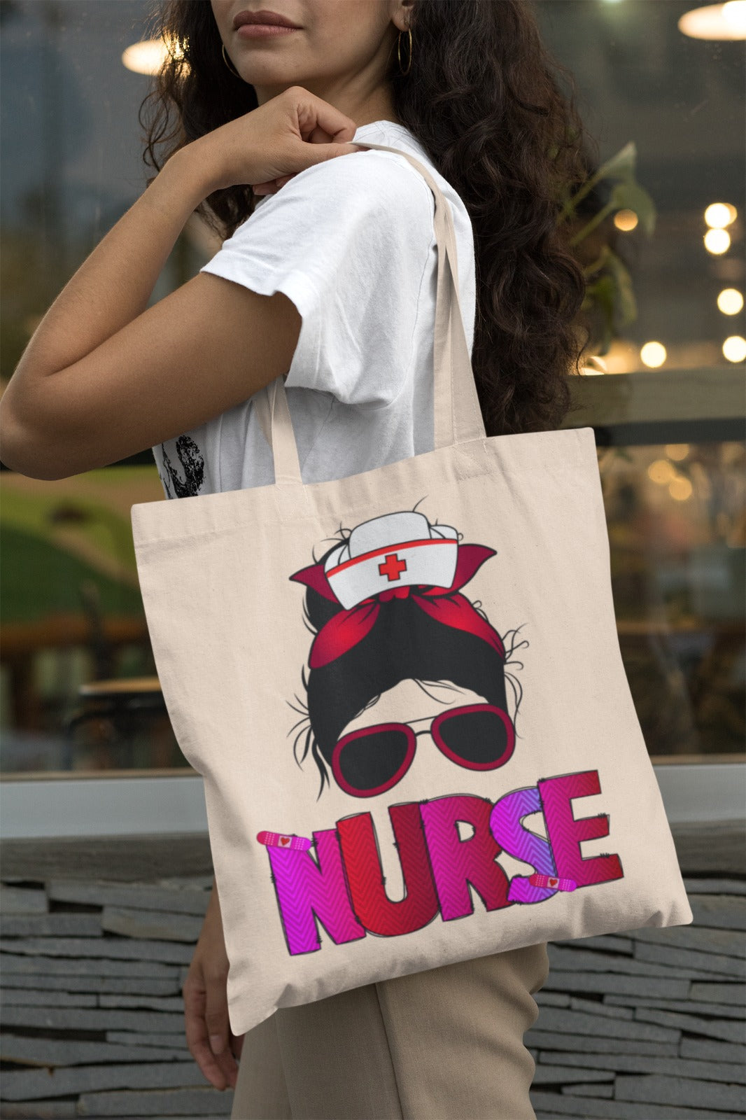 Nurse Tote Bag, Medical Professional Gift, RN Shoulder Bag, Healthcare Worker Tote, Hospital Appreciation Bag, Nurse Week Tote, Nursing Bag