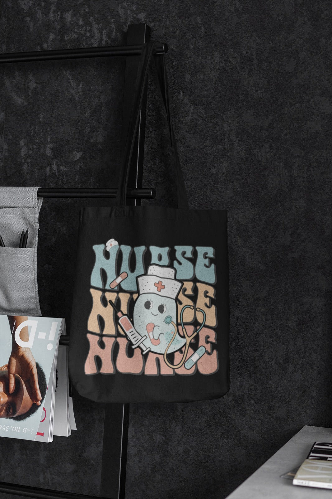 Nurse Tote Bag, Medical Professional Canvas Tote, RN Appreciation Gift, Healthcare Worker Tote, Nurse Graduation , Hospital Bag, Nursing Bag
