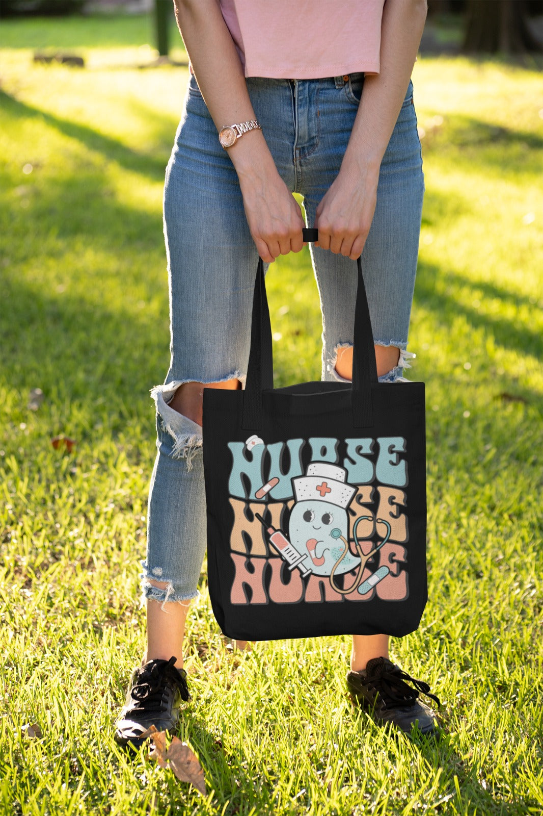 Nurse Tote Bag, Medical Professional Canvas Tote, RN Appreciation Gift, Healthcare Worker Tote, Nurse Graduation , Hospital Bag, Nursing Bag