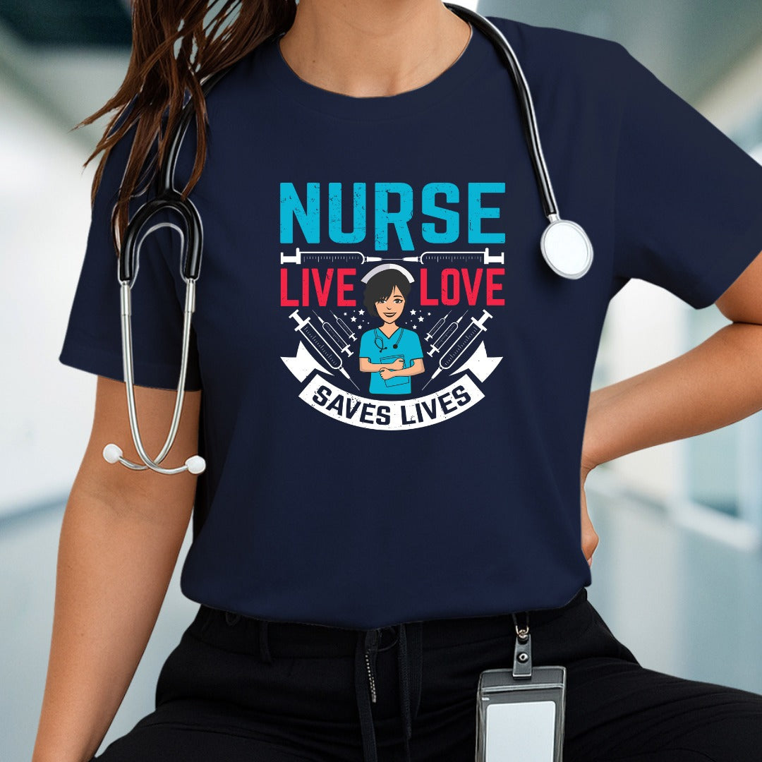 Nurse Love T-shirt, RN Gift, Medical Staff Shirt, Healthcare Worker Top, Doctor Appreciation Shirt, Nurse Apparel, Gift For Nurses, Nurse Tee