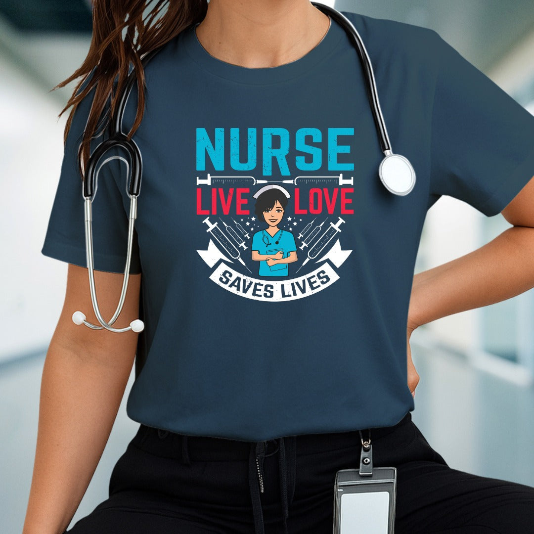 Nurse Love T-shirt, RN Gift, Medical Staff Shirt, Healthcare Worker Top, Doctor Appreciation Shirt, Nurse Apparel, Gift For Nurses, Nurse Tee