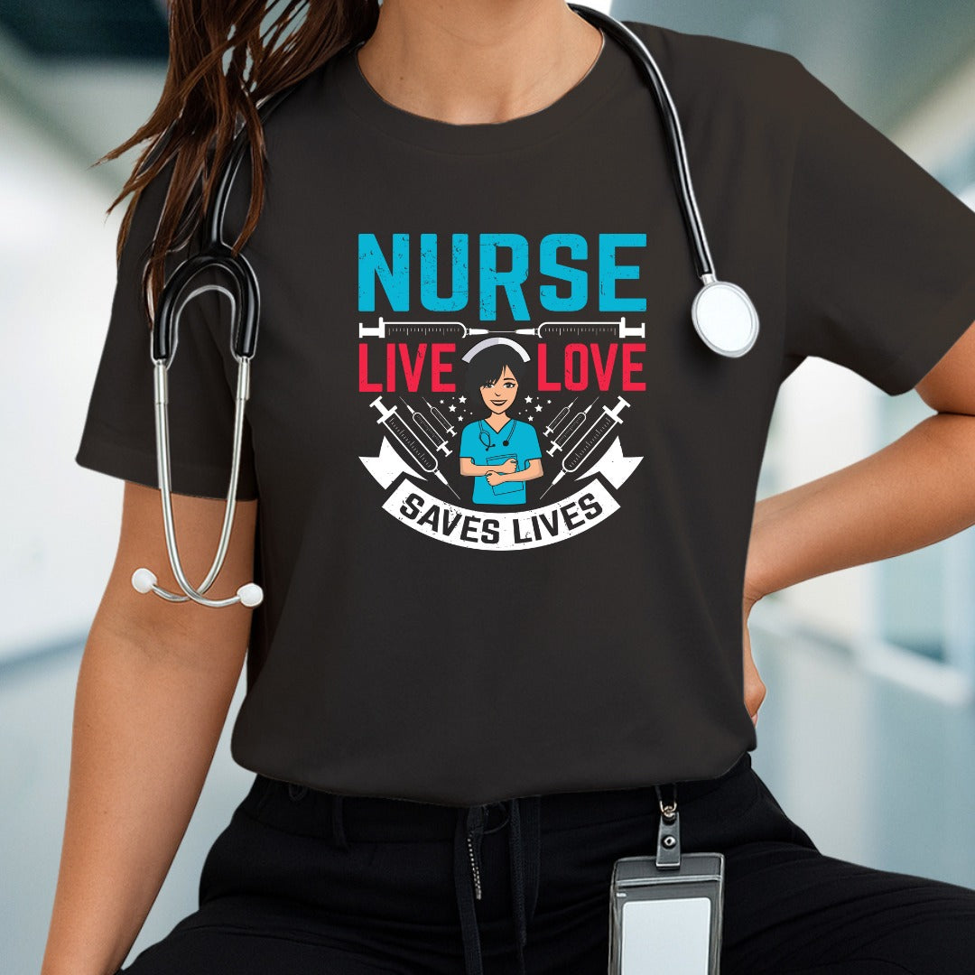 Nurse Love T-shirt, RN Gift, Medical Staff Shirt, Healthcare Worker Top, Doctor Appreciation Shirt, Nurse Apparel, Gift For Nurses, Nurse Tee