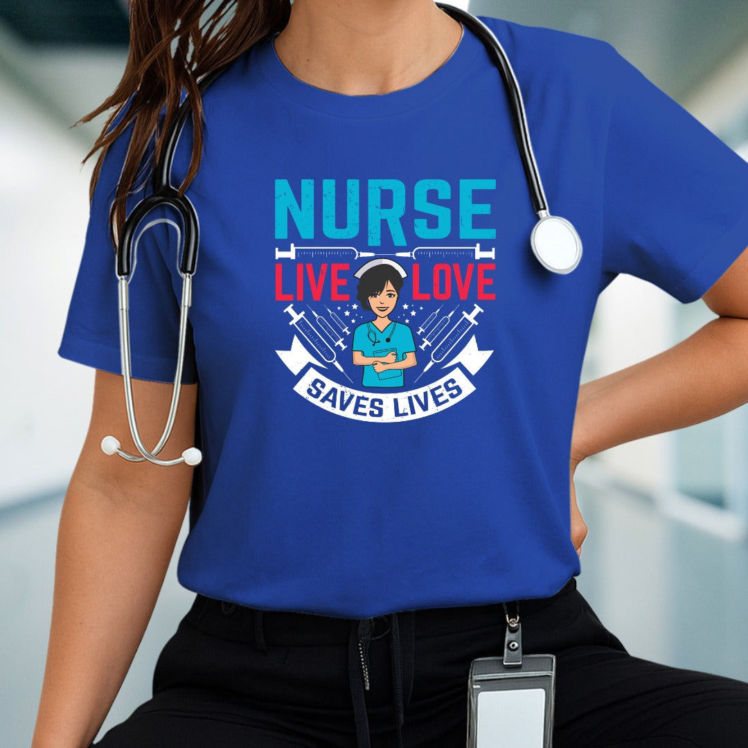 Nurse Love T-shirt, RN Gift, Medical Staff Shirt, Healthcare Worker Top, Doctor Appreciation Shirt, Nurse Apparel, Gift For Nurses, Nurse Tee