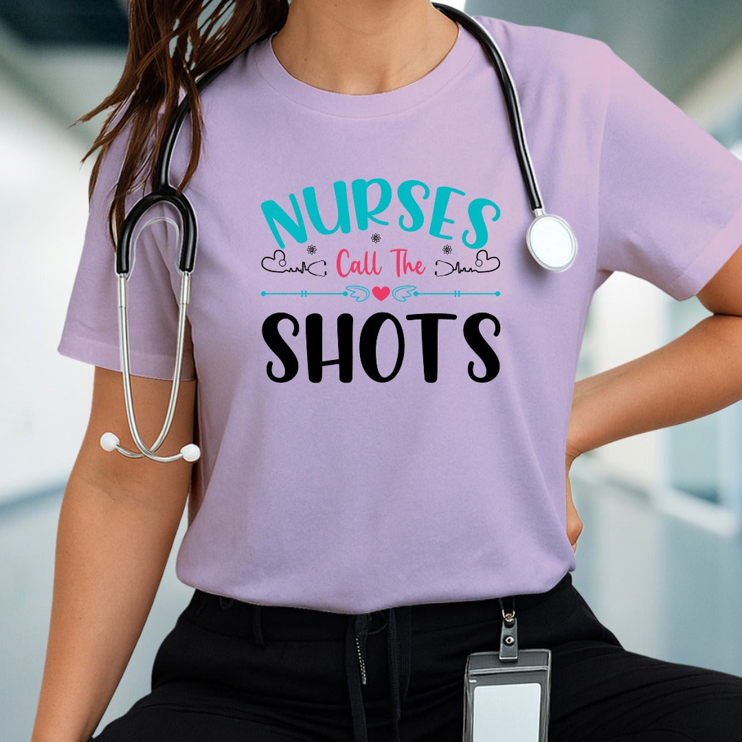 Nurse Calls The Shots PNG Design, Funny Nurse T-Shirt Digital Download, Medical Professional Gift, Nurse Appreciation Shirt, Nurse Graphic Tee